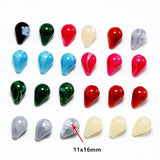 100 PCS 16x11mm Acrylic Water Droplets Bead Jewelry Accessories