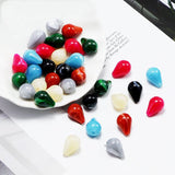 100 PCS 16x11mm Acrylic Water Droplets Bead Jewelry Accessories