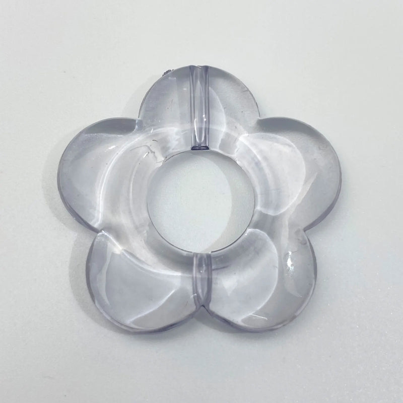 100 PCS Resin Acrylic Flowers Beads DIY Jewelry Making Material