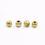 100 PCS Brass Beads Round Spacer Loose Beads DIY Jewelry Making