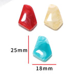 100 PCS Acrylic Irregular Beads DIY Spacer Loose Beads Jewelry Making Supply