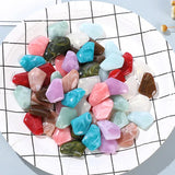 100 PCS Acrylic Irregular Beads DIY Spacer Loose Beads Jewelry Making Supply