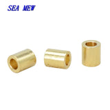 100 PCS Metal Brass Cylinder Spacer Beads for Jewelry Making