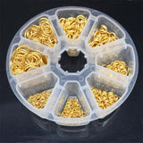 100 PCS Stainless Steel Open Jump Ring Lot for DIY Jewelry Making