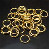 100 PCS Stainless Steel Open Jump Ring Lot for DIY Jewelry Making