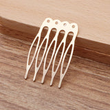 100 PCS Metal Hair Combs 5 Teeth Wedding Accessories