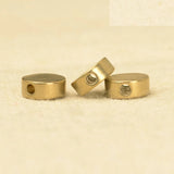 100 PCS Raw Brass Spacer Beads 4-10mm DIY Jewelry Making