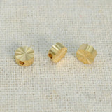 100 PCS 5*2.5mm Raw Brass Beads DIY Jewelry Making