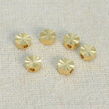 100 PCS 5*2.5mm Raw Brass Beads DIY Jewelry Making