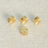 100 PCS 5*2.5mm Raw Brass Beads DIY Jewelry Making