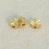 100 PCS 5*2.5mm Raw Brass Beads DIY Jewelry Making