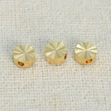 100 PCS 5*2.5mm Raw Brass Beads DIY Jewelry Making