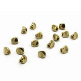 100 PCS 5mm Silver Plated Metal Brass Spacer Beads for Jewelry Making DIY