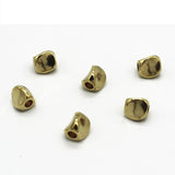 100 PCS 5mm Silver Plated Metal Brass Spacer Beads for Jewelry Making DIY