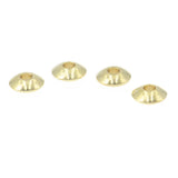 100 PCS 5x2mm Metal Brass Spacer Beads for Jewelry Making