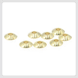 100 PCS 5x2mm Metal Brass Spacer Beads for Jewelry Making