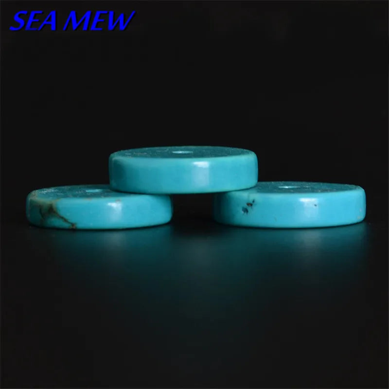 100 PCS Tibetan Stone Spacer Beads 1.2mm Hole Beads For Jewelry Making
