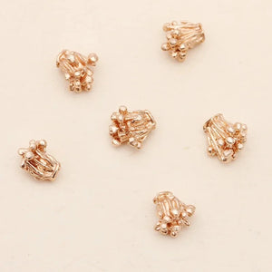 100 PCS Flower Pistil Metal Alloy Connectors Charm DIY Jewelry Findings