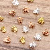 100 PCS Flower Pistil Metal Alloy Connectors Charm DIY Jewelry Findings