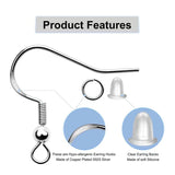 Earring Making Kit with Hooks, Rings, Backs: 300pcs Set