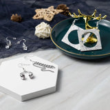 Earring Making Kit with Hooks, Rings, Backs: 300pcs Set