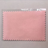 100 PCS 7cmx10cm Silver Cleaner Flannel Polish Cloth Suede Silver Cloth