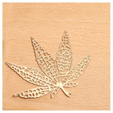 100 PCS Metal Leaf Pendant for Jewelry Making