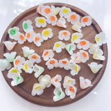 100 PCS Acrylic Flower Bead Caps DIY Jewelry Accessories