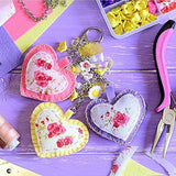 100 PCS Acrylic Blank Keychain Disc Set DIY Crafting 3 Shapes Transparent Blanks