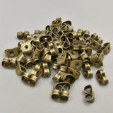 100 PCS Earring Studs Backs Butterfly Stopper Scrolls Ear Post Nuts DIY Jewelry