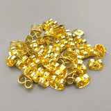 100 PCS Earring Studs Backs Butterfly Stopper Scrolls Ear Post Nuts DIY Jewelry