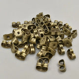 100 PCS Earring Studs Backs Butterfly Stopper Scrolls Ear Post Nuts DIY Jewelry