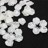 100 PCS Pearl Petals Charms for Jewelry Making