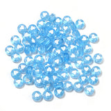 100 PCS/Pack 4 * 7 MM Acrylic Letter Peach Heart Love Beads DIY Beads