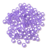 100 PCS/Pack 4 * 7 MM Acrylic Letter Peach Heart Love Beads DIY Beads