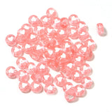 100 PCS/Pack 4 * 7 MM Acrylic Letter Peach Heart Love Beads DIY Beads