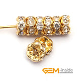 100 PCS 4mm 6mm 8mm 10mm Rhinestone Spacer Beads