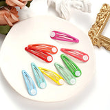 100 PCS Water Drop Hairpin Base Settings for DIY Jewelry Making