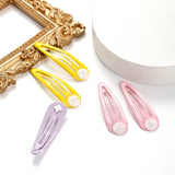 100 PCS Water Drop Hairpin Base Settings for DIY Jewelry Making