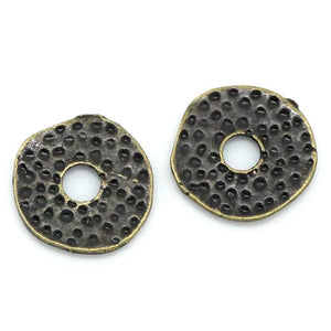 100 Pcs Antique Bronze Spacer Beads for Jewelry Making DIY 11.5x11mm