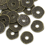 100 Pcs Antique Bronze Spacer Beads for Jewelry Making DIY 11.5x11mm