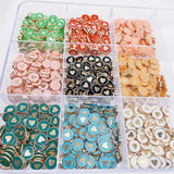 100Pcs Mixed Double Sided Love Enamel Charms for DIY Earring Jewelry Making