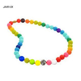 100 Pcs 15mm Silicone Beads Colorful Loose Beads for DIY Jewelry