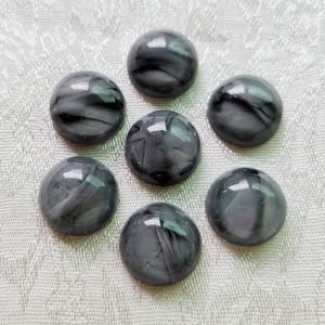 100 Pcs 16mm Round Resin Bicolor Beads for DIY Jewelry
