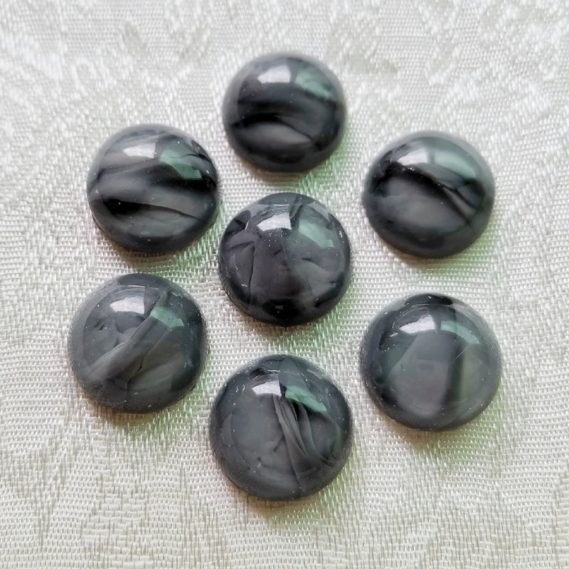 100 Pcs 16mm Round Resin Bicolor Beads for DIY Jewelry
