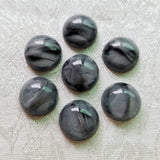 100 Pcs 16mm Round Resin Bicolor Beads for DIY Jewelry