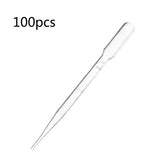 100 Pcs 3ML Plastic Transfer Pipettes Essential Resin Droppers