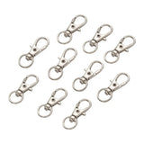 100 Pcs Swivel Clasps Lobster Claw Clasp Keychain DIY Jewelry Making