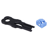 100 Pcs RJ45 Port Ethernet LAN Hub Anti Dust Cover Plug Cap