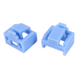 100 Pcs RJ45 Port Ethernet LAN Hub Anti Dust Cover Plug Cap